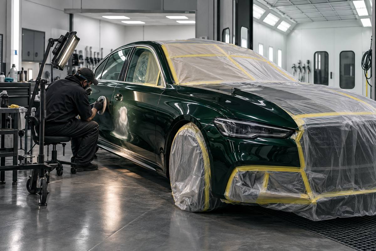 Локальная и полная покраска автомобиля в профессиональной малярной мастерской